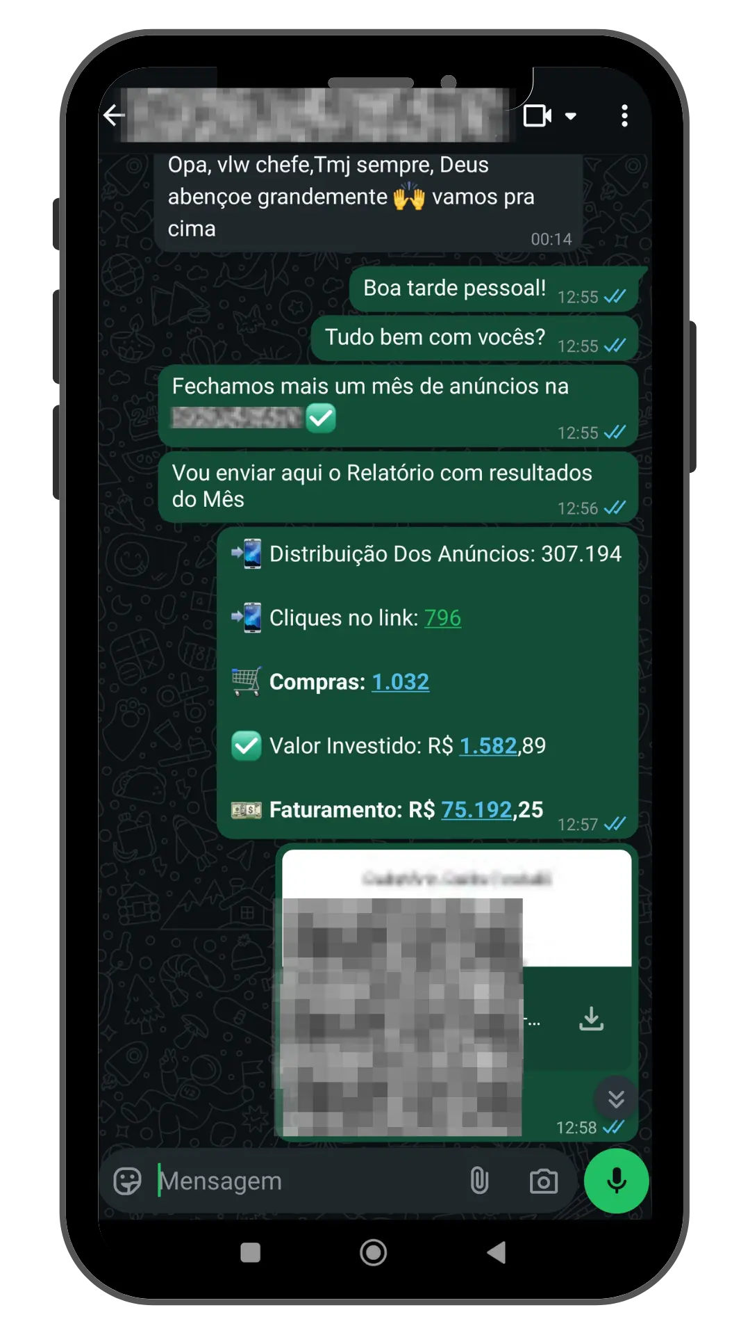 Prova de resultados: R$38 mil em vendas e 544 pedidos
