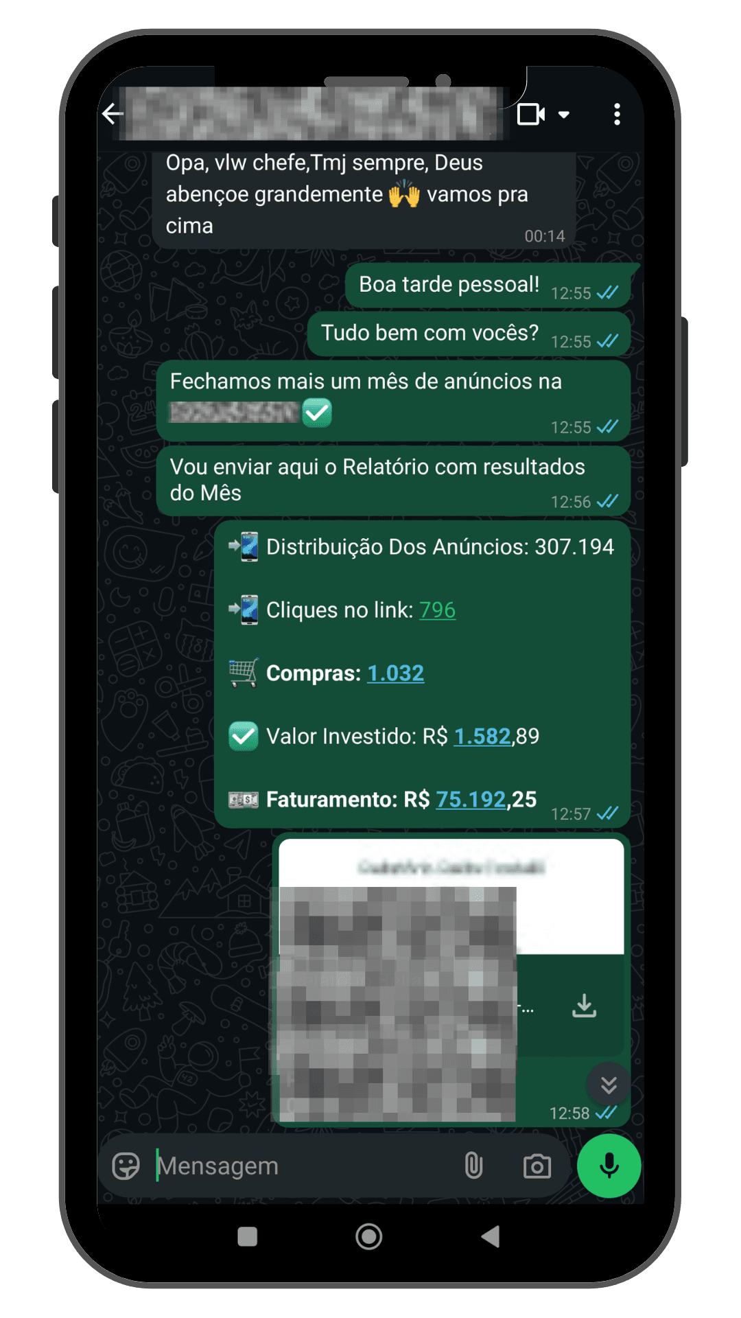Resultado de cliente 3